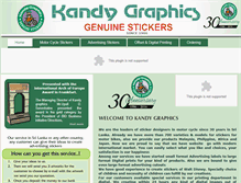 Tablet Screenshot of kandygraphics.com